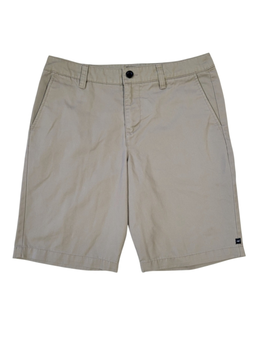 O'NEILL Men's Relaxed Fit Flat Front Zip-Fly Khaki Shorts Size 34 Inseam 10 - Picture 2 of 6